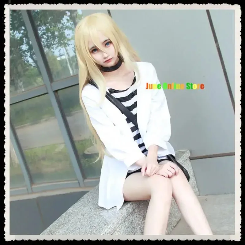Costume cosplay Angeli della morte Ray Rachel Gardner Costume uniforme Parrucca Costume cosplay di Halloween