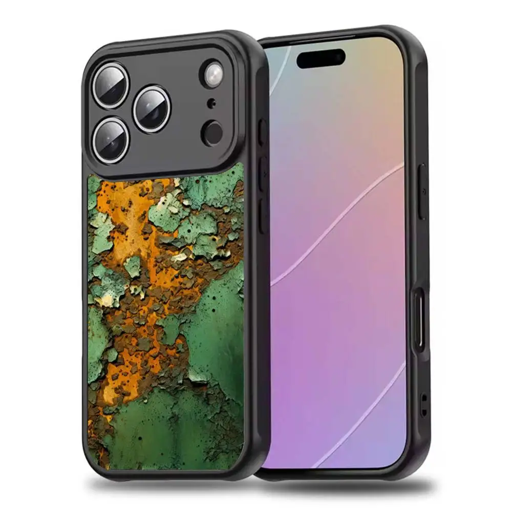 Retro Industrial Rusty Phone Case For iPhone 17,16,15,14,13,12,11,Pro,Max,Plus,Mini,SE4,E Magnetic Magsafe Wireless Charging