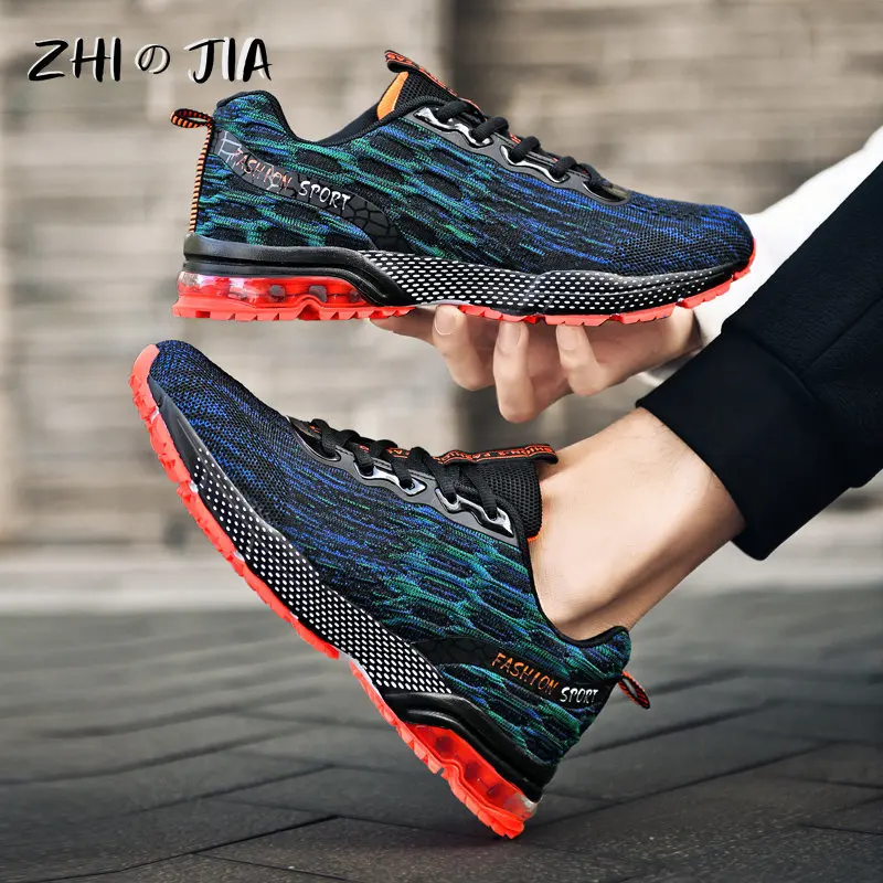 Marathon Ultra Light Air Cushion Running Shoes Men's Track Field Sports Training Sneaker Outdoor Fitness Footwear Large 39-48