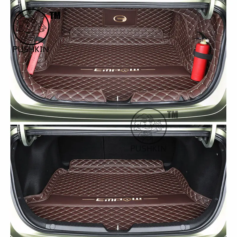 For Trumpchi GAC Empow New DODGE Attitude GT 2025 Car Boot Mat Rear Trunk Liner Cargo Leather Floor Carpet Tray Protector Mats