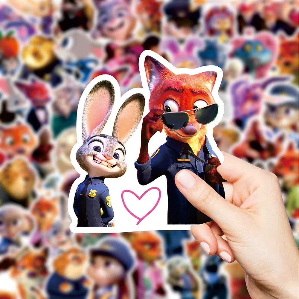 

10/30/85pcs Cartoon Funny Disney Zootopia 2 Stickers Kawaii Anime Graffiti Decals Water Bottle Phone Laptop Cute Sticker Packing