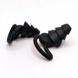 Swimming Earplugs Silicone Swimming Ear Protectors Plugs Swim Pool Waterproof Earplug 3-Layer Noise Proof Soft Plug for Adults