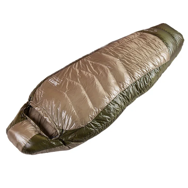 

Waterproof Custom Wholesale Winter Luxury Goose Down Feather Sleeping Bag with Zipper Camping Hike