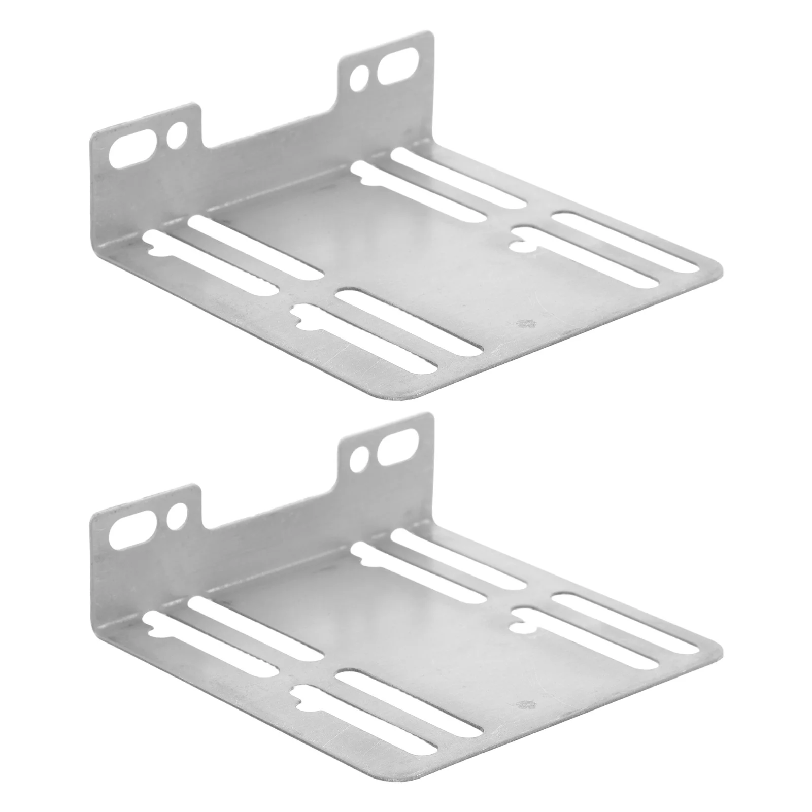 

2pcs Iron Body Car Stereo Installation Bracket Universal Headboard Mounting Kit For Dvd Navigation Audio System Fixed Support