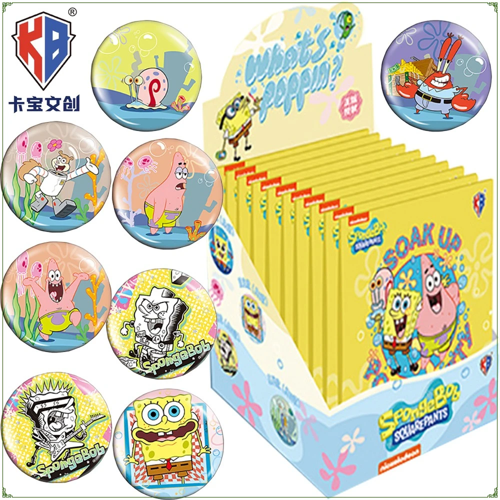 

New KABAO Fans Collection Popular Anime SpongeBob SquarePants Peripheral Characters Badge Decorative Accessories Birthday Gifts
