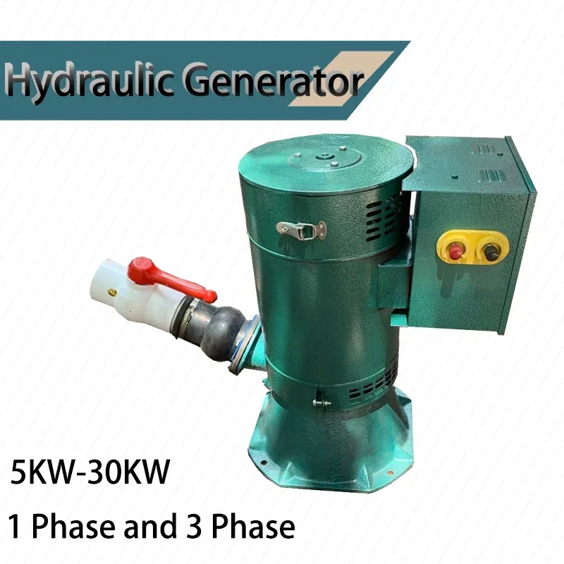 Turbine à eau électrique 5kw, générateur hydroélectrique 220V, générateur d'énergie Alternative, charge d'éclairage 5000W