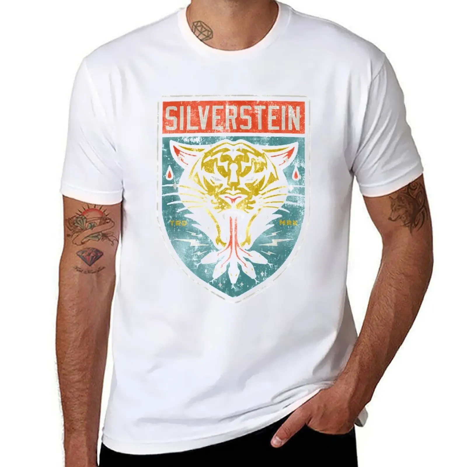 

Silverstein Tiger T-Shirt t shirts with prints t shirt for man T-Shirt