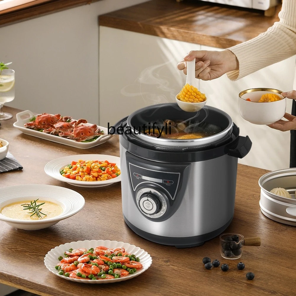 Многофункциональная рисоварка с изоляцией для риса и супа, 6 л, электрическая скороварка