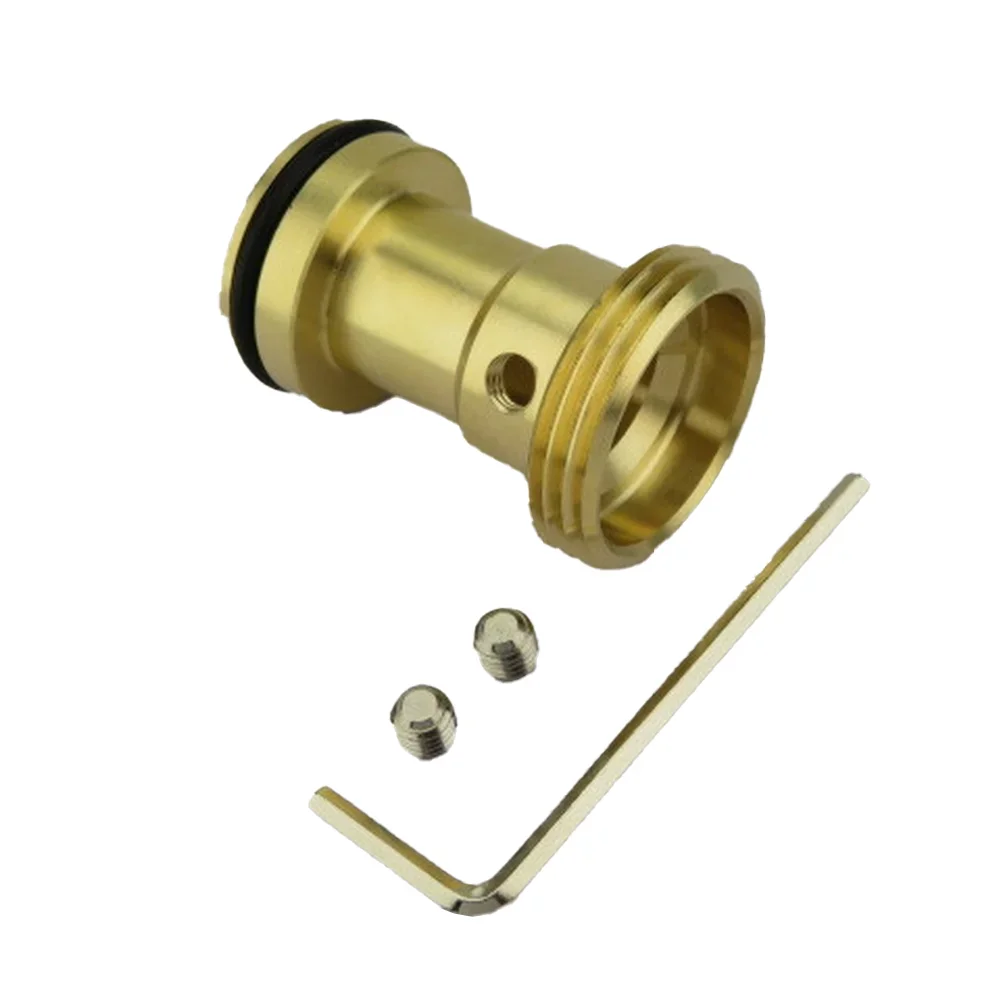 Gold RP33794 Bathtub Faucet Adapter Copper Build For Sliding Diverter Spouts For Smooth Swivel Replacement 1.25 1.79 In