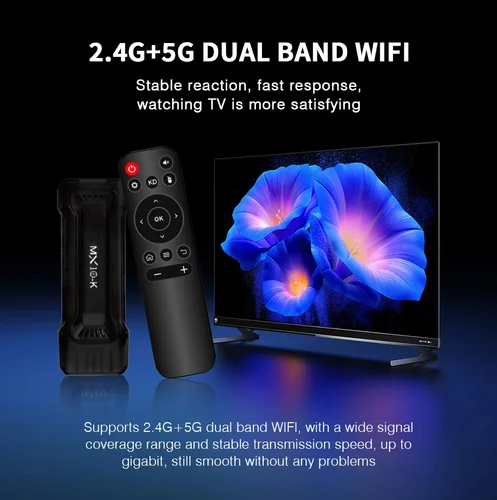 Imagen 2 del producto Smart TV Stick MX10-K Dual-Core S905L CPU Stick TV WiFi 2,4G 4GB 64GB Android TV Stick control remoto por infrarrojos Fire Stick