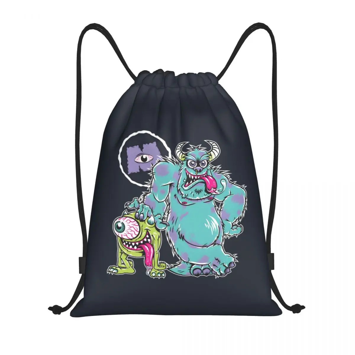 

Custom Monsters University Drawstring Backpack Bags Men Women Lightweight Comedy Cartoons Gym Sports Sackpack Sacks for Shopping