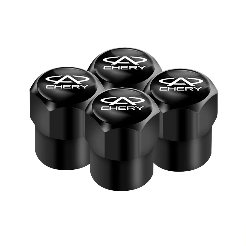 4PCS Car Styling Car Wheel Tire Valve Cap Stem Case For Chery Tiggo 2 3 5 T11 QQ A3 A5 E3 EQ X1 QQ3EV 3X E5 A1 V5 ARRIZO 3 5 7