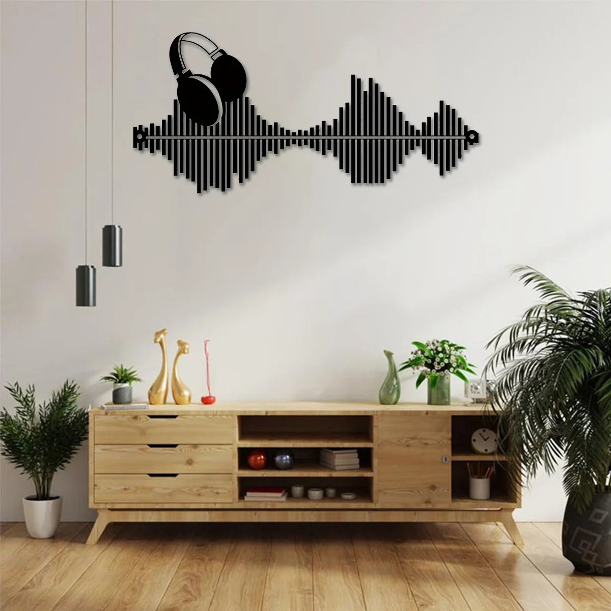 

1pc Rhythm of The Music Wall Hanging Decoration Music Home Iron Art Metal Wall Decor Living Room Decoration Music Lover Gift