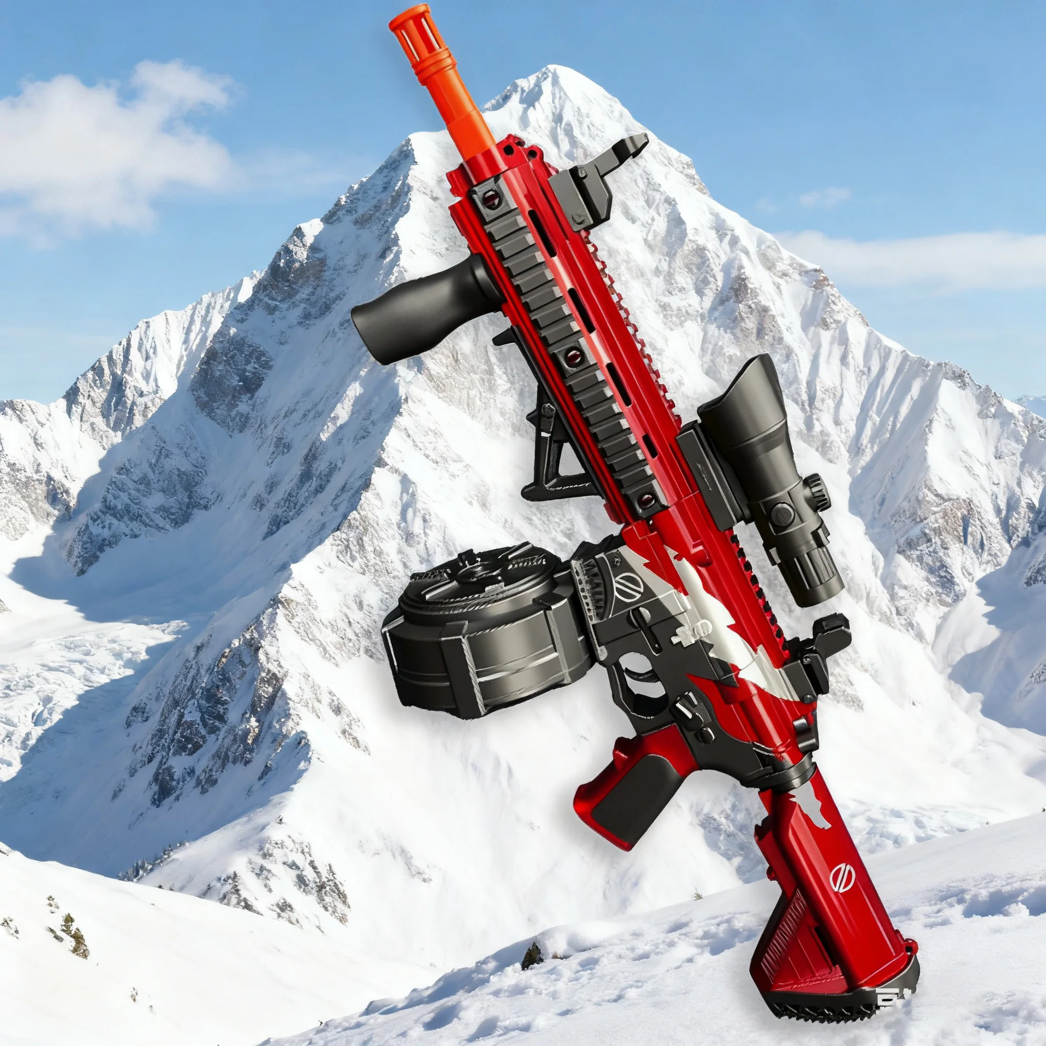 7.4V 자동 젤 볼 블라스터 장난감, 젤 볼 500개 포함, 야외 가족 부모-자녀 상호작용 게임용 전동 젤 워터 볼 건