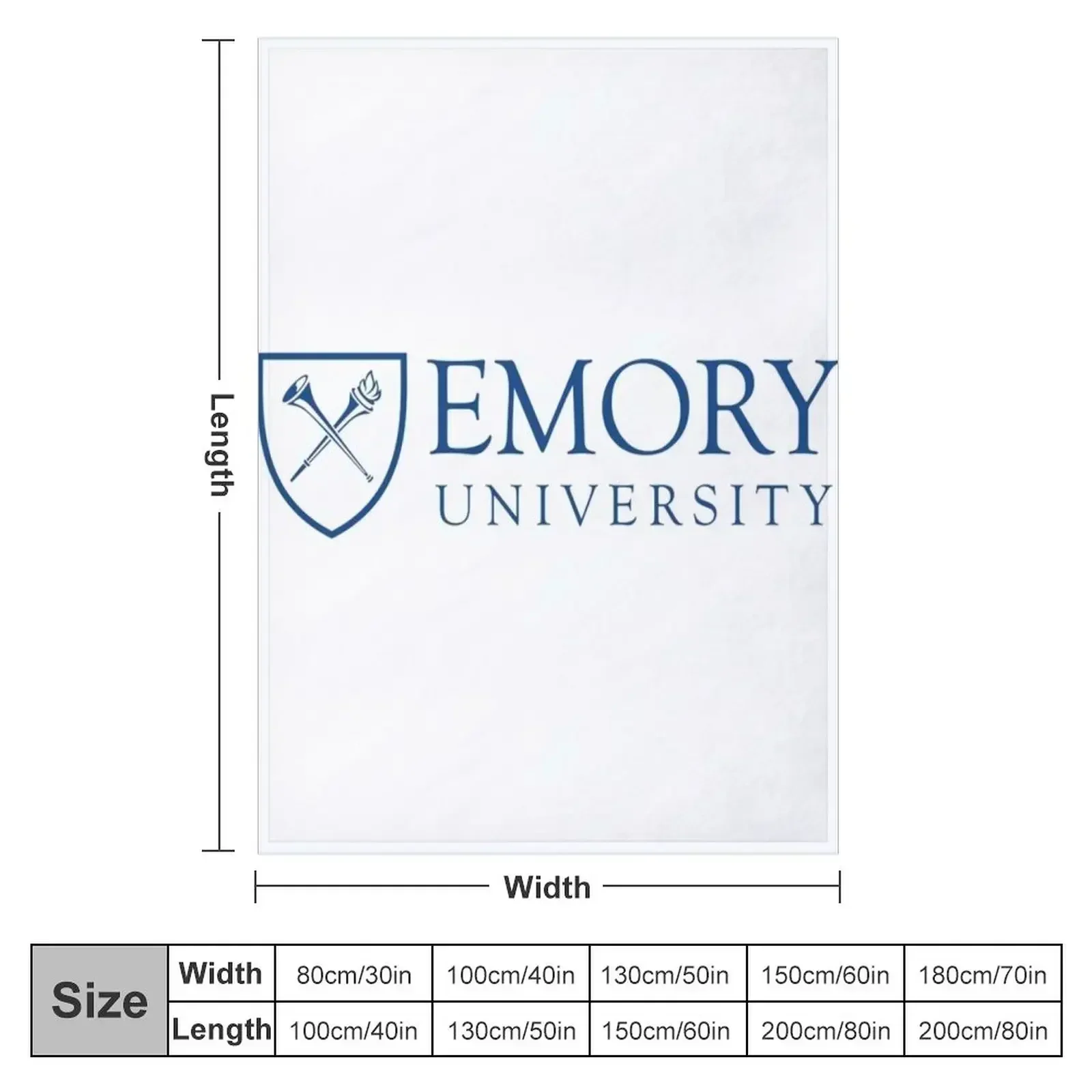 emory university merch Throw Blanket Sofa Quilt Kid'S Bed covers anime Blankets