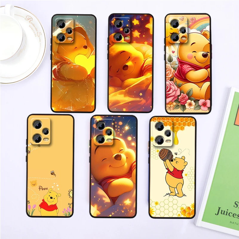 

Disney Winnie The Pooh Cool For Xiaomi Redmi Note 13 12R 12 12S Turbo 11 11T 11S 10 10S Pro Plus 5G Black TPU Phone Case