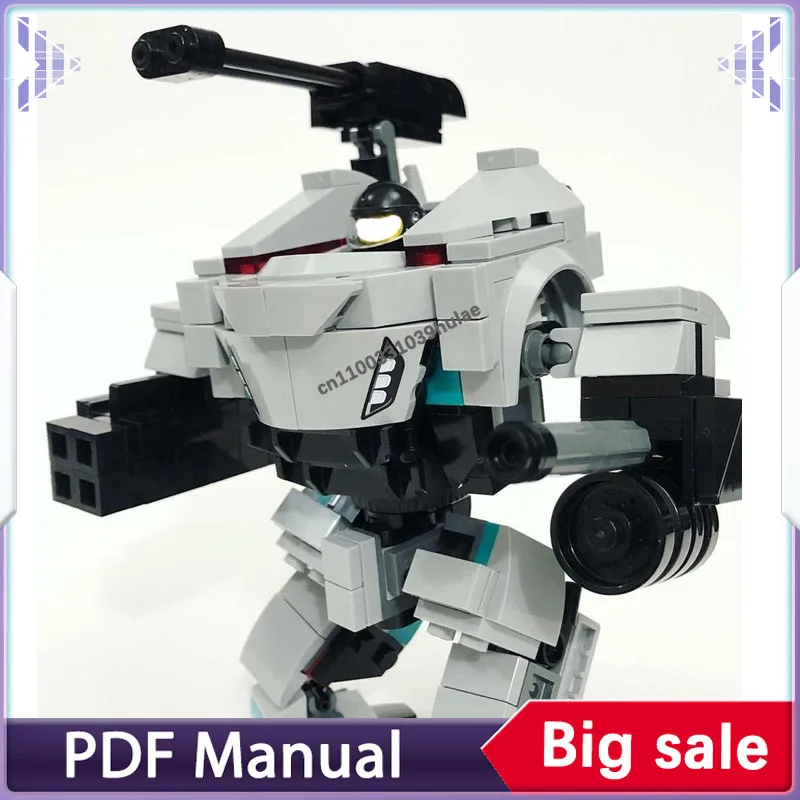 مجموعة مكعبات بناء ميكا من باتل ووكر، ملحقات تزيين للبالغين، زينة على الطوب، هدية عيد الميلاد