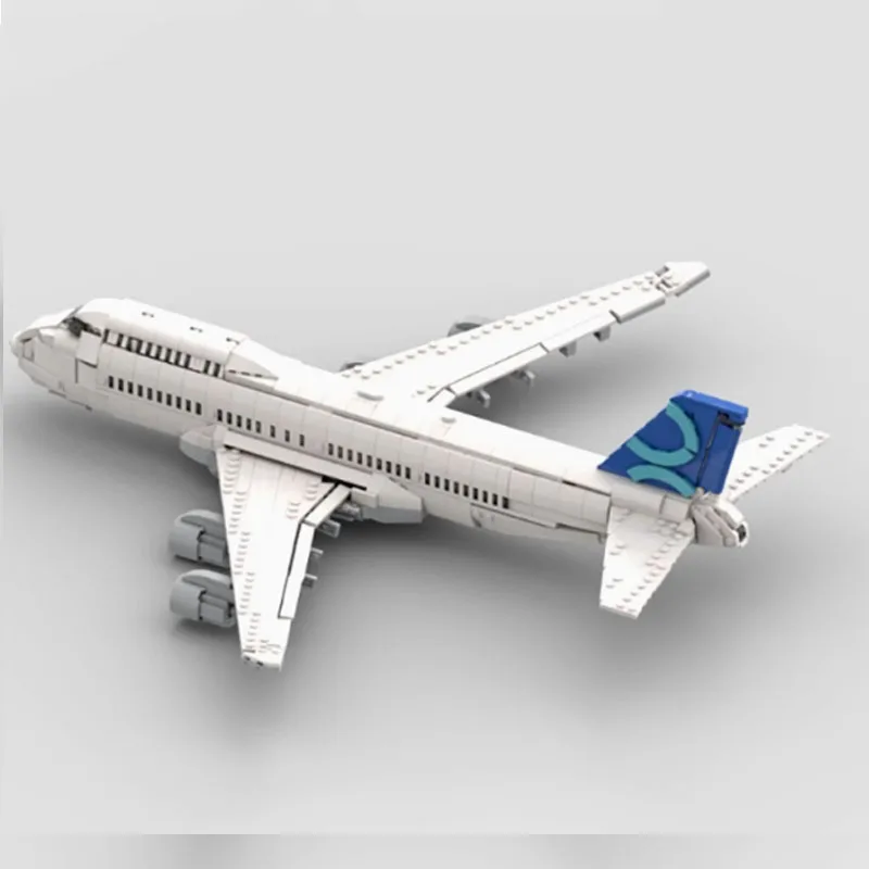 MOC-160693 Block Airplane Airliner Boeing 747 Building Block Kids and kids toys DIY birthday Gifts