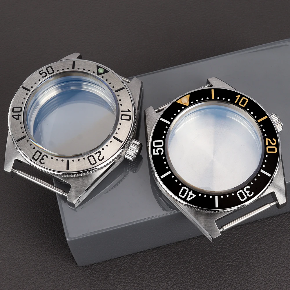 200m Diving 40mm Men's Watch Case Sapphire Glass For SPB149J1 NH35 NH36 NH38 NH70 NH72 Movement Mod Black Tiger Whale Spare Part