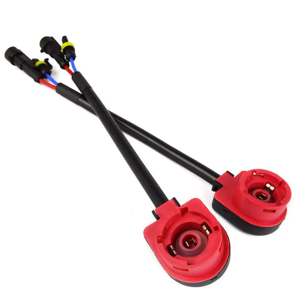 

2X HID Relay Harness D2S D2R D2C d4s d4c d4r 35W/55W AMP Wiring Adapter Bulb/Ballast Connector