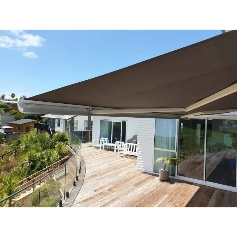Big Manufacture Rich Experience Durable Long Lasting Waterproof Remote Motorized Full Cassette Awning for Garden