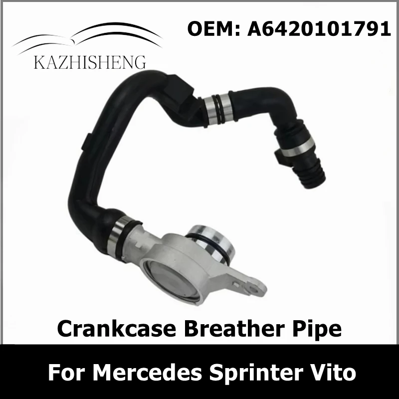 A6420101791 Engine Crankcase Breather Bleeder Valve Pressure Control Pipe for Mercedes Sprinter Vito  6420101791