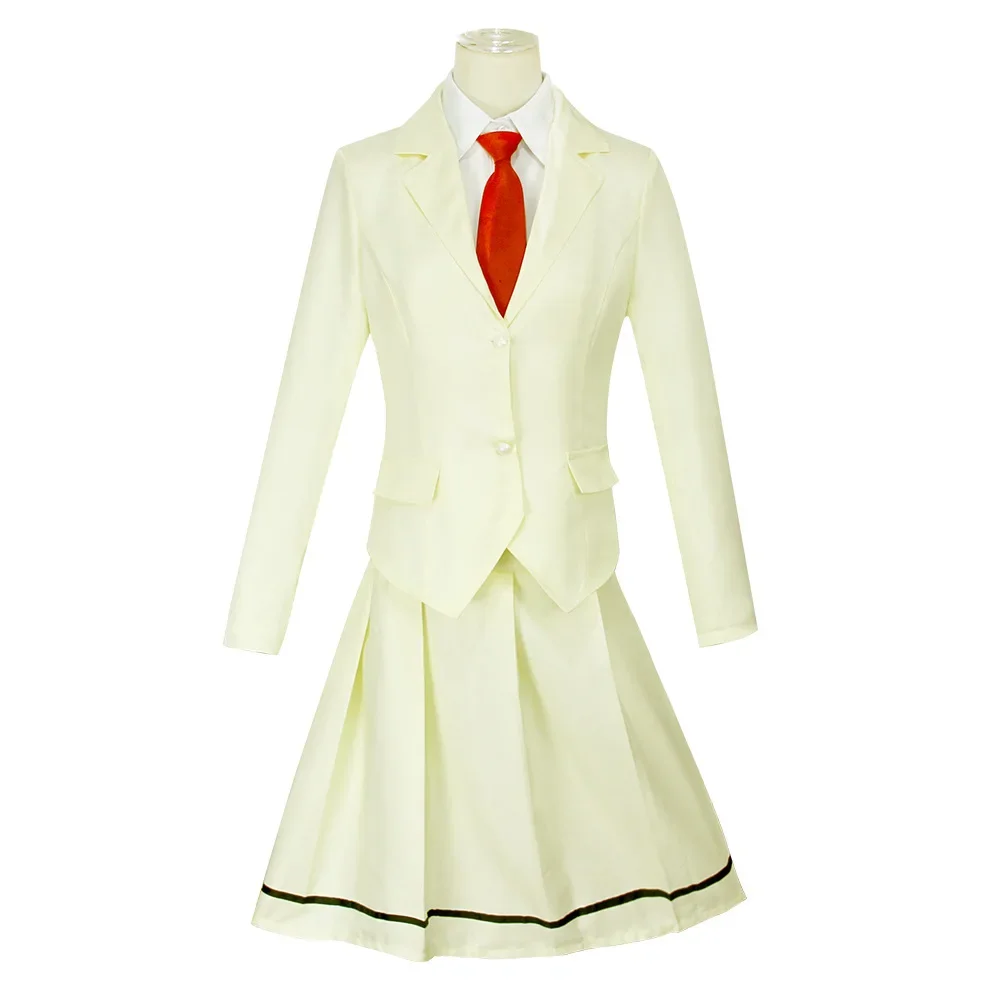 Anime WataMote Tomoko Kuroki Cosplay Costume Yellow Jk School Skirt Uniform Women Girls Lovely Cute Convention Campus Party Suit