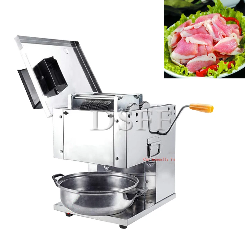 Efficient Commercial Meat Cutter Multifunctional Stainless Steel Bean Skin And Kelp Shredder