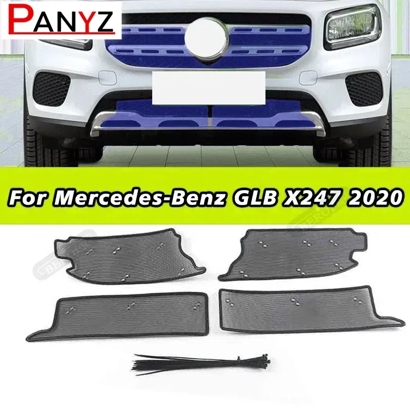 

For Mercedes-Benz GLB 2020 Car Accessories Front Grille Insert Net Anti-insect Dust Garbage Proof Inner Cover