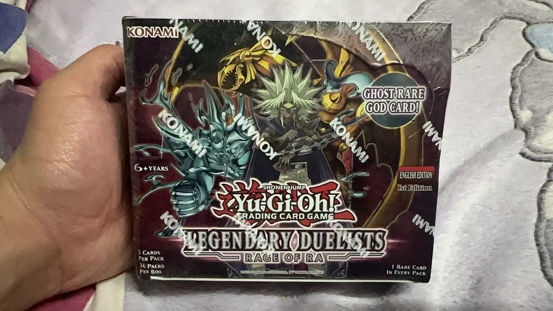 Yugioh KONAMI Duel Monsters TCG LED7 Legendary Duelists Rage of Ra English 1st Edition Collection Sealed Booster Box