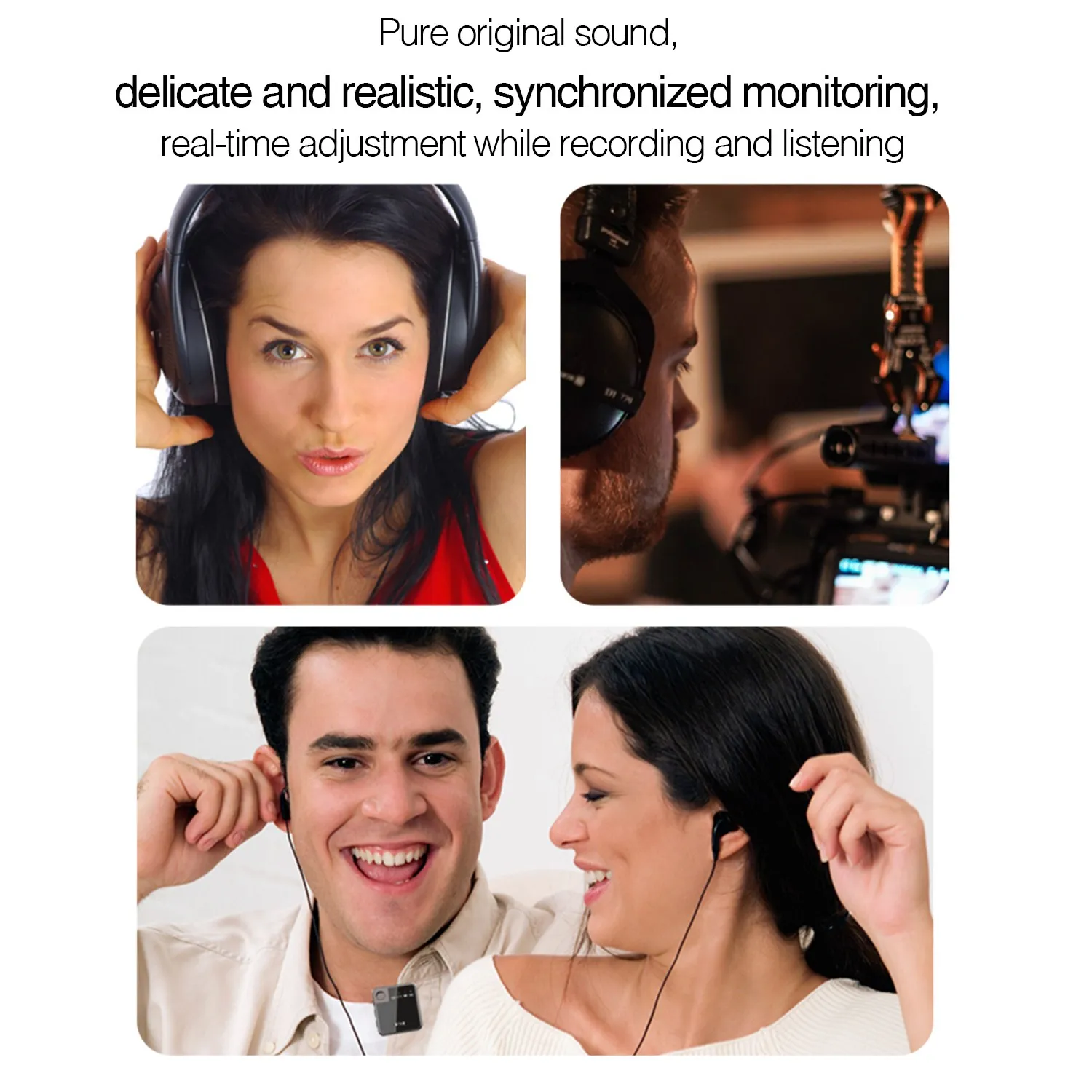 2.4G Wireless Lavalier Microphone Lapel Mic for Presentations Lectures Stage Performances Home Karaoke Compact Invisible Sound S