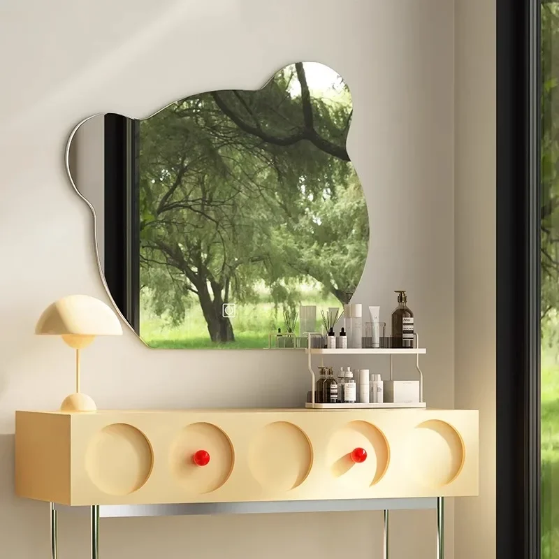 

Bear LED smart makeup mirror, vanity mirror special-shaped creative mirror