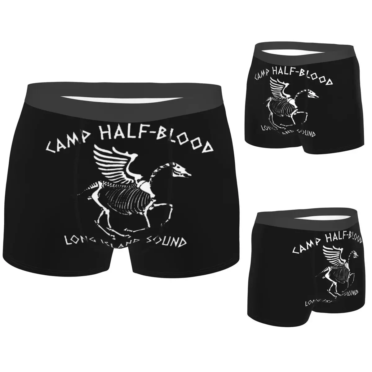 

Трусы-боксеры, шорты Camp Half Blood Nico DiAngelo Hades, трусы-кабина, мужское удобное нижнее белье для Homme, мужской подарок