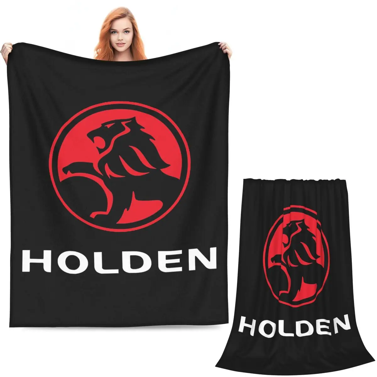 Best Seller Holden Logo Merchandise Blankets Soft Warm Flannel Throw Blanket Bedding for Bed Living room Picnic Travel Home Sofa
