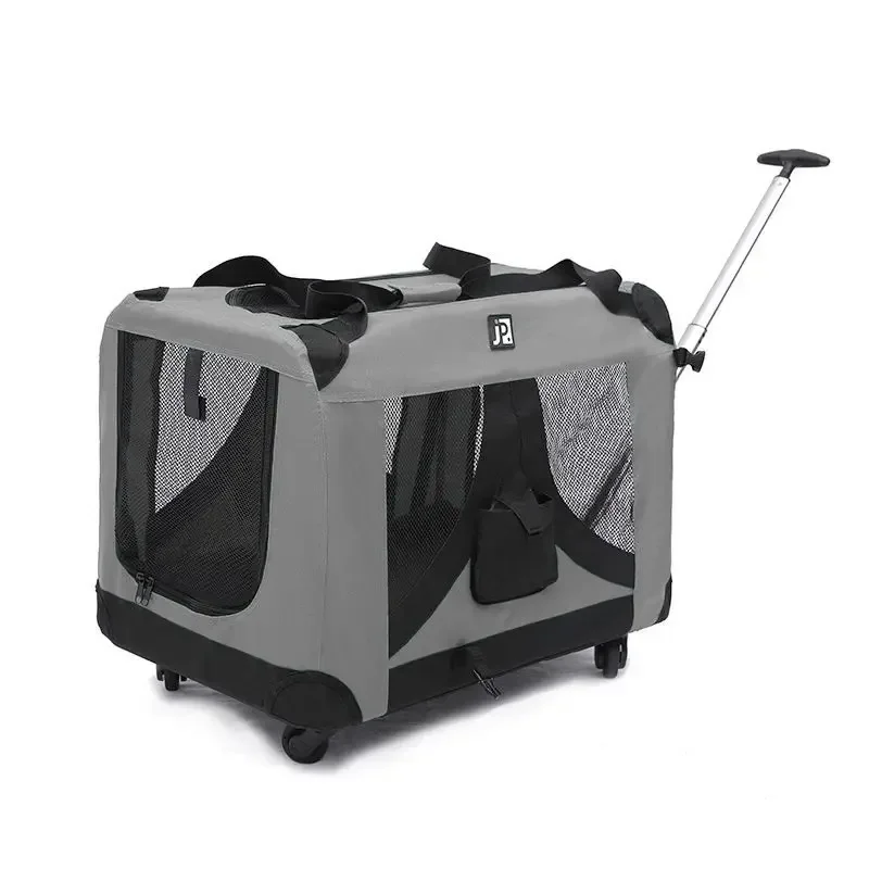 

Portable Pet Trolley Cage Car Pet Cage Dog Kennel Cat Litter Dog Tent Foldable Cat Cage Dog Carrier