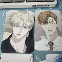 2 Pcs/set BL Male Male Love Lomo Card Alpha and Omega HD Photocard Postcard Fans Friends Cosplay Gift