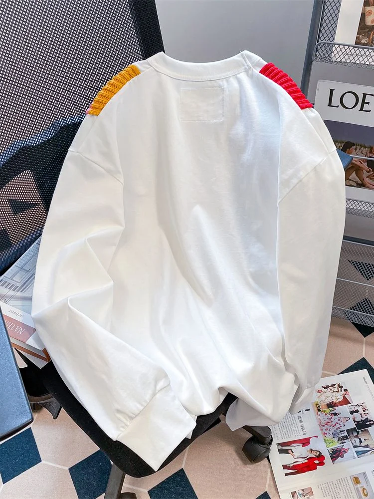 골νμ©ν Couple Style Luxury T-shirt Women Golf Wear 2024 Autumn New Korean Golf Tee Fashion Shawl Pure Cotton Top Men Golf Clothes