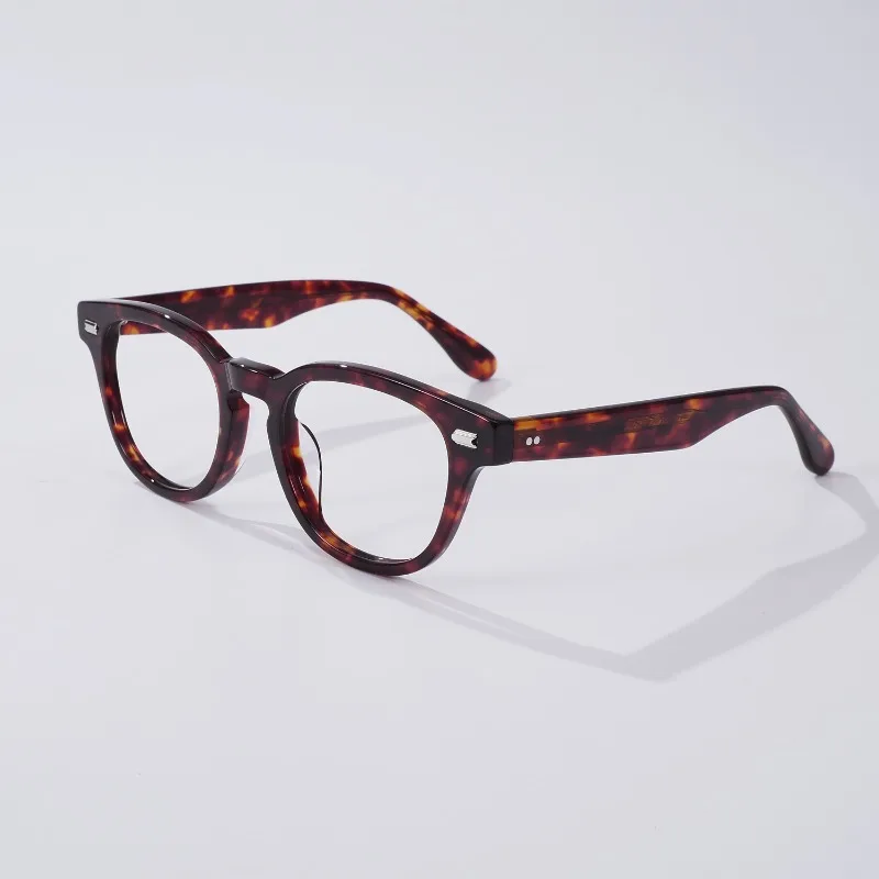 

New Retro Acetate Glasses Frame for Women Optical Prescription Custom Eyeglass Vintage Classic Square Men Myopia Reading Eyewear