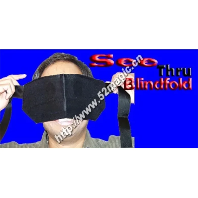 

Miracle Blindfold,See Through Blindfold Magic Tricks Magician Prediction Magie Stage Illusion Accessories Gimmick Prop Mentalism