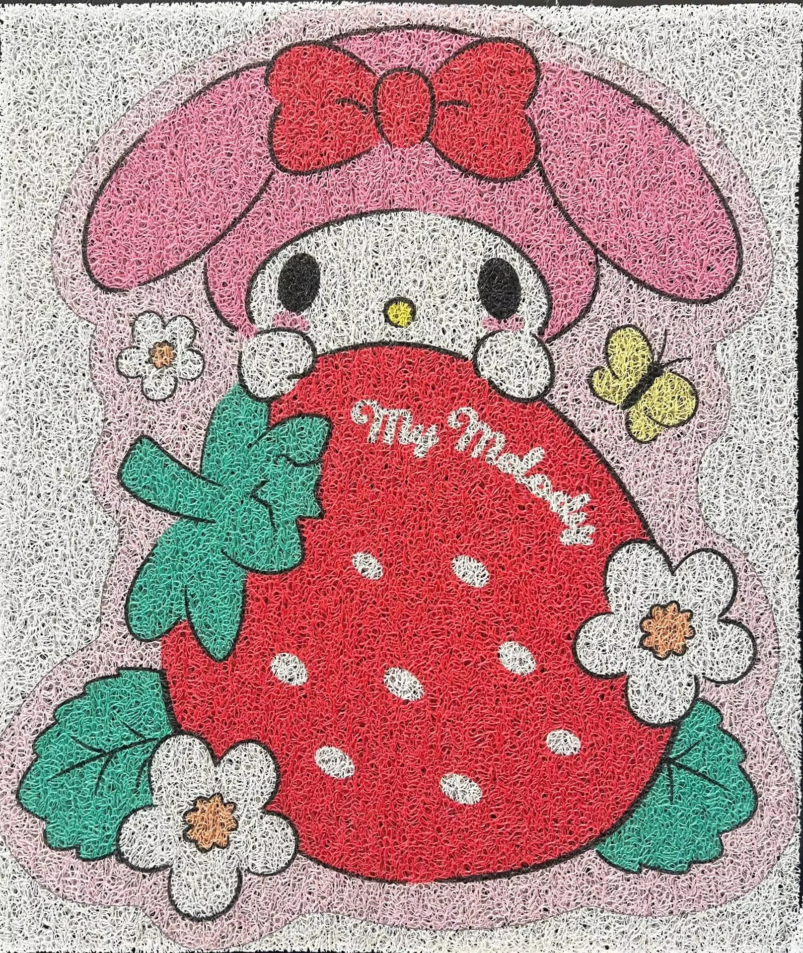 Sanrio Mat Non Slip Carpets My Melody Cinnamoroll Entrance Door Mat Toilet Bathroom Carpet Dirt Resistant Foot Mat Doormat