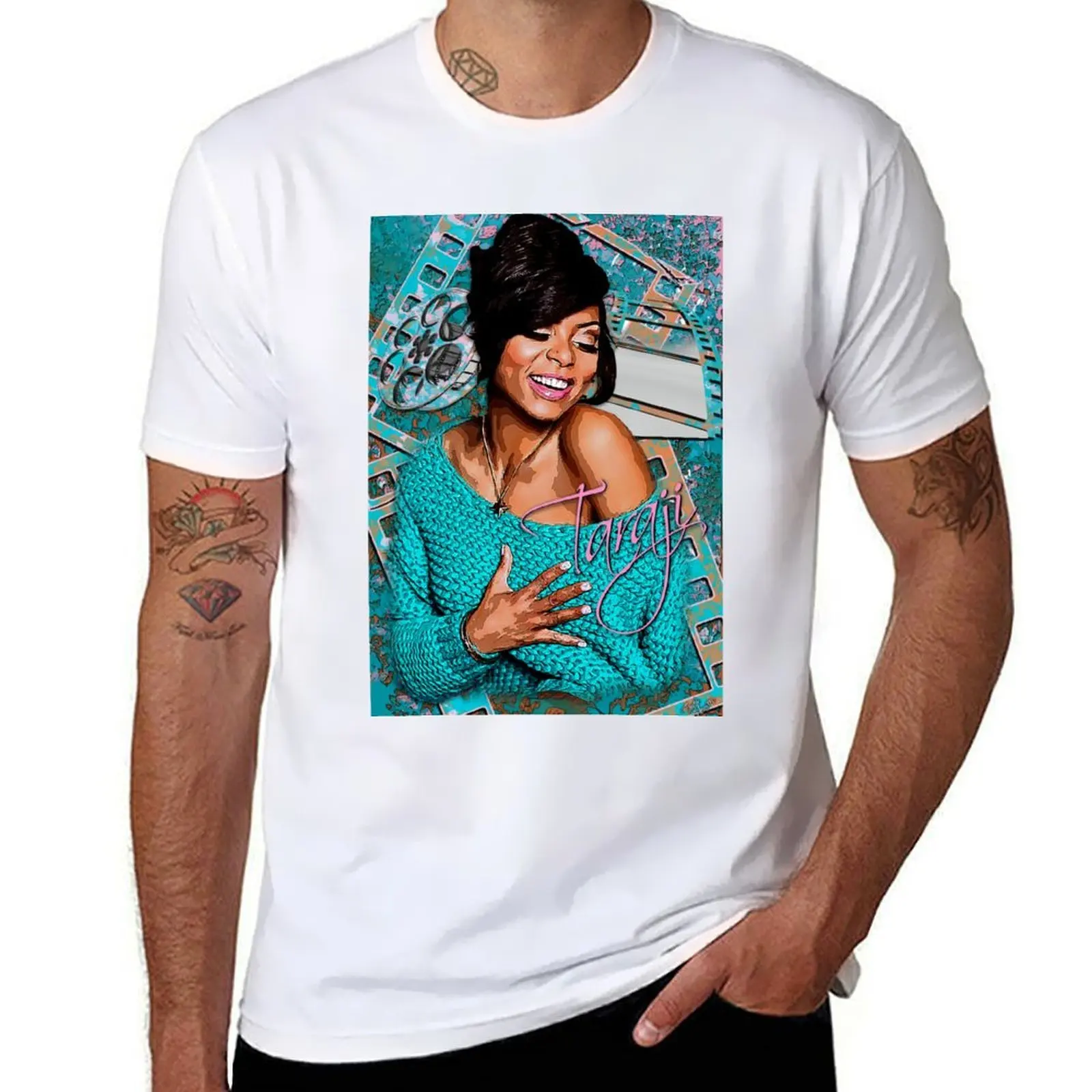 Tara P. Henson Taraji D-2 Shirt T-Shirt anime t shirts oversize cotton t shirts man 100% T-Shirt