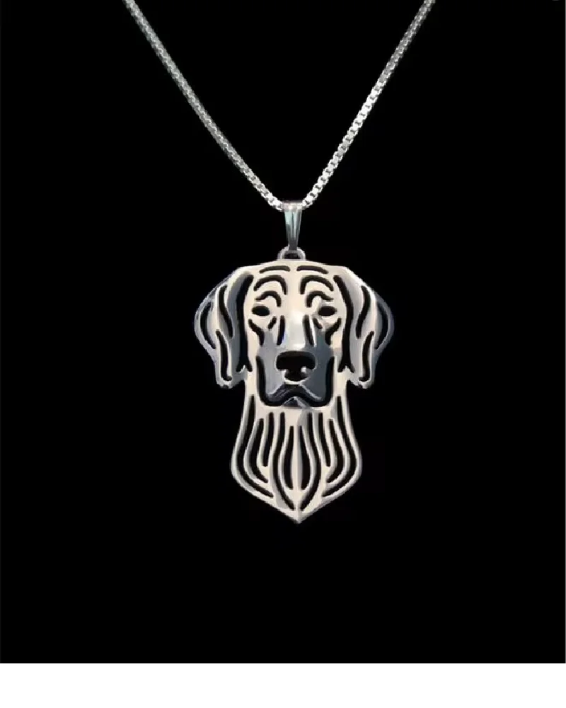 Boho Chic Weimaraner Necklace