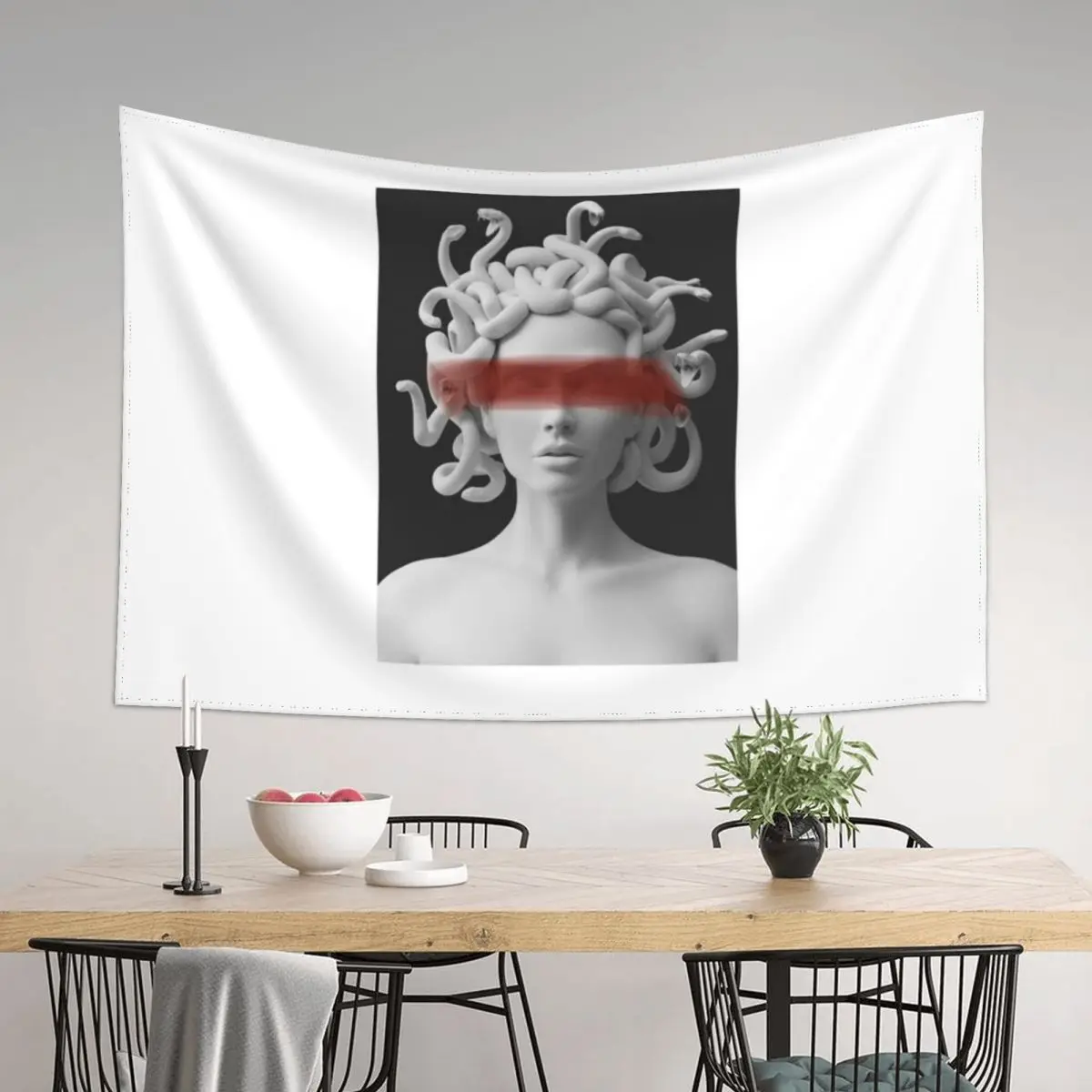 

Medusa Head Tapestry Decorative Wall Mural Room Decor For Girls Aesthetic Room Decorations Tapestry