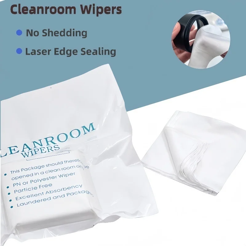 Imagem -02 - Tela de Remoção de Poeira Microfiber Pano para Celular Lente da Câmera Anti-static Cleanroom Limpadores Macios 10x10cm 400 Pcs por Bolsa