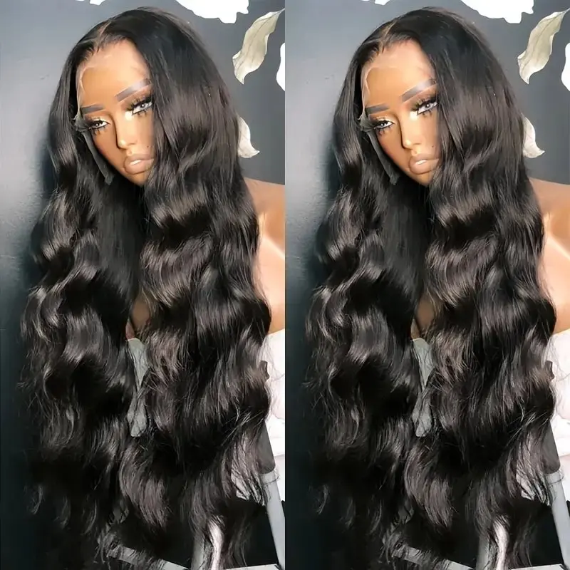 Rosabeauty Body Wave Lace Frontal Wig 13X4 Front Human Hair HD 13X6 Transparent 5X5 Ready To Wear Glueless Wig 250% Density