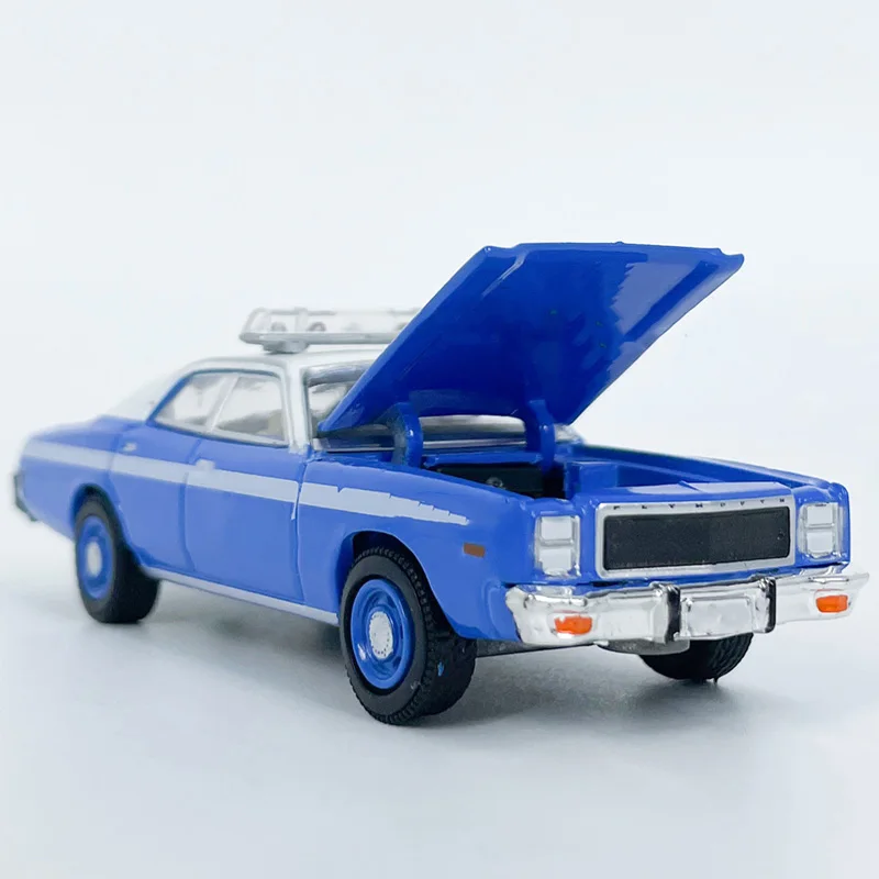 1:64 Scale Simulation Alloy Blue White Car Model Static Car Model Simulation Car Repair Decoration Boy Gift Souvenir Collection