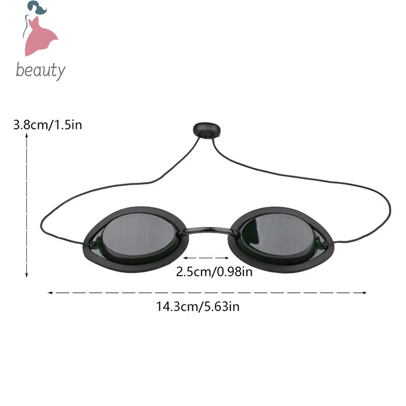 OPT/IPL Laser Protective Goggles For Photon Beauty Red Light Treatment Equipment Laser Beauty Eye Mask Light Blocking Eye Mask