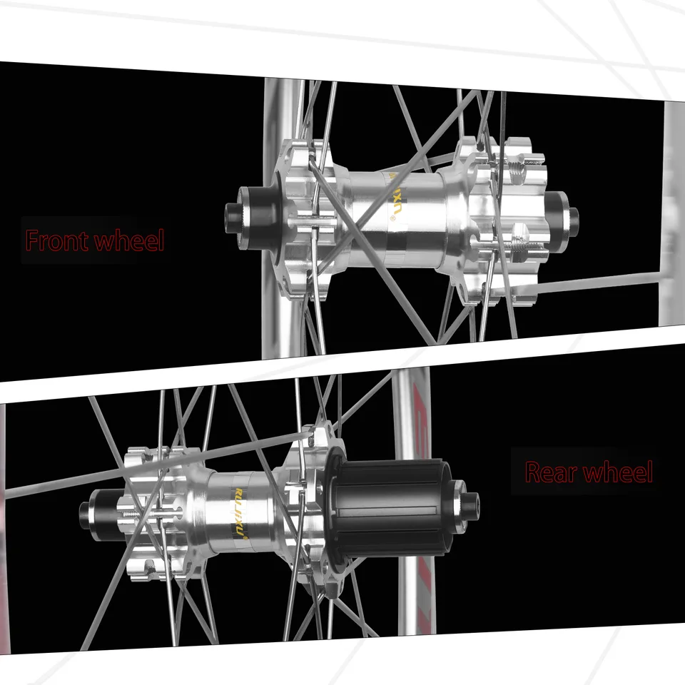 RUJIXU 700C Alloy Bike Wheelset 30mm-50mm