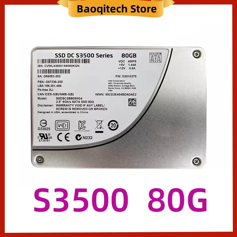 Brand new original SSD S3500 80GB 530 240GB SATA3 MLC chip 2.5 inches 7mm For Intel Enterprise solid state drive