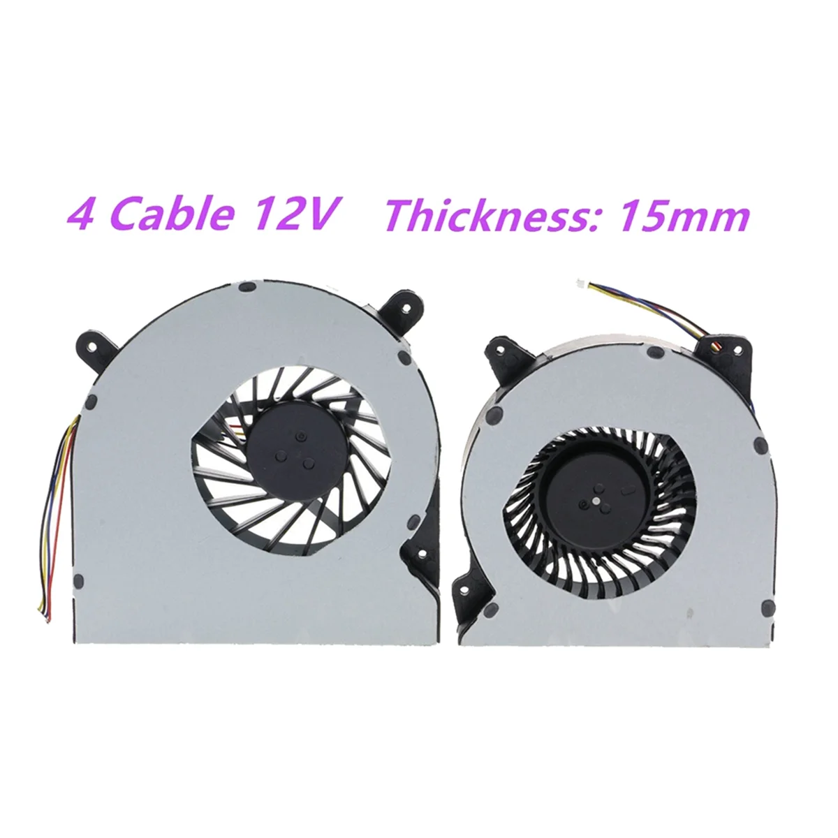 CPU Cooling Fan for Asus ROG G750J G750JS G750JW G750JX 15mm KSB0612HB